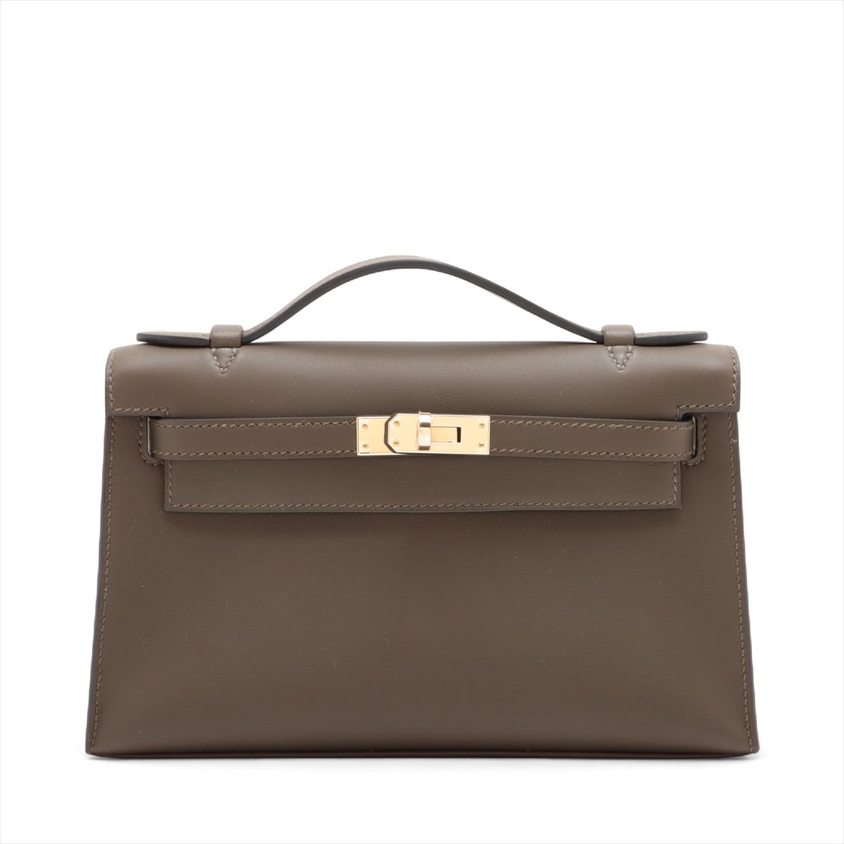 樂天商城 - 【中古】エルメス ポシェットケリー ミニ ヴォースイフト ヴェールロデン シャンパンゴールド金具 G:2026年