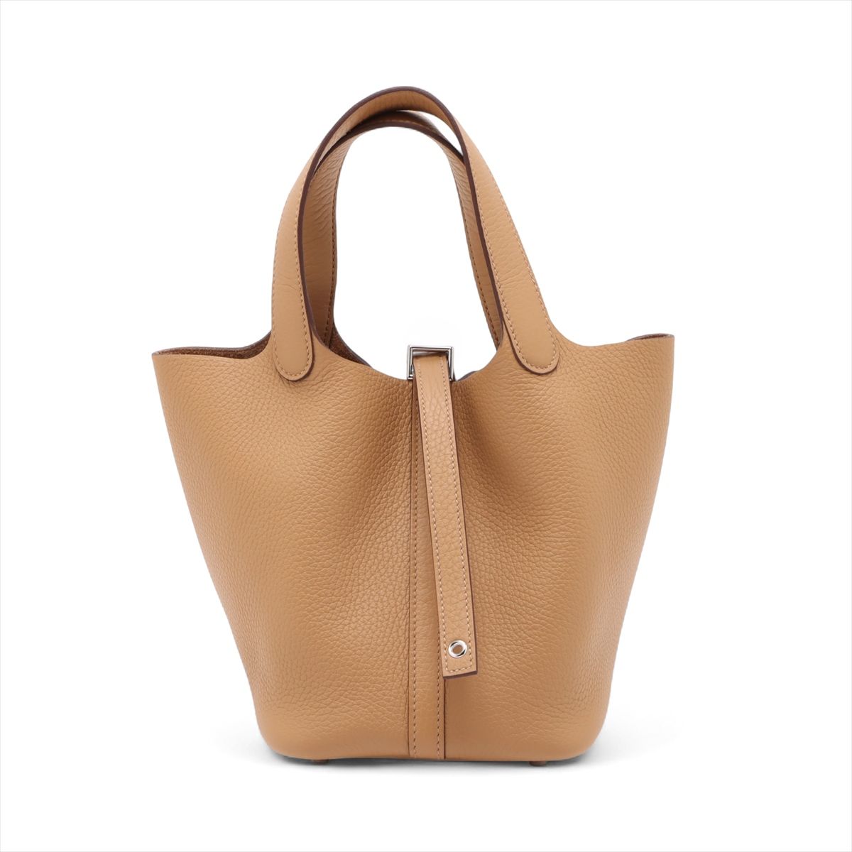 Handbag - 【中古】エルメス ピコタンロック18 PM トリヨンクレマンス ビスキュイ シルバー金具 K:2025年