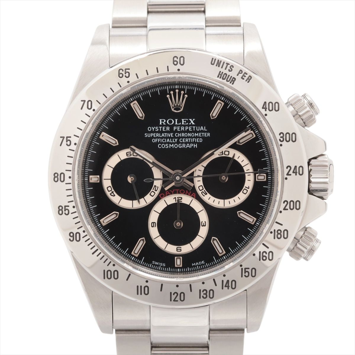 【中古】ロレックス コスモグラフデイトナ 16520 SS SS AT ブラック文字盤