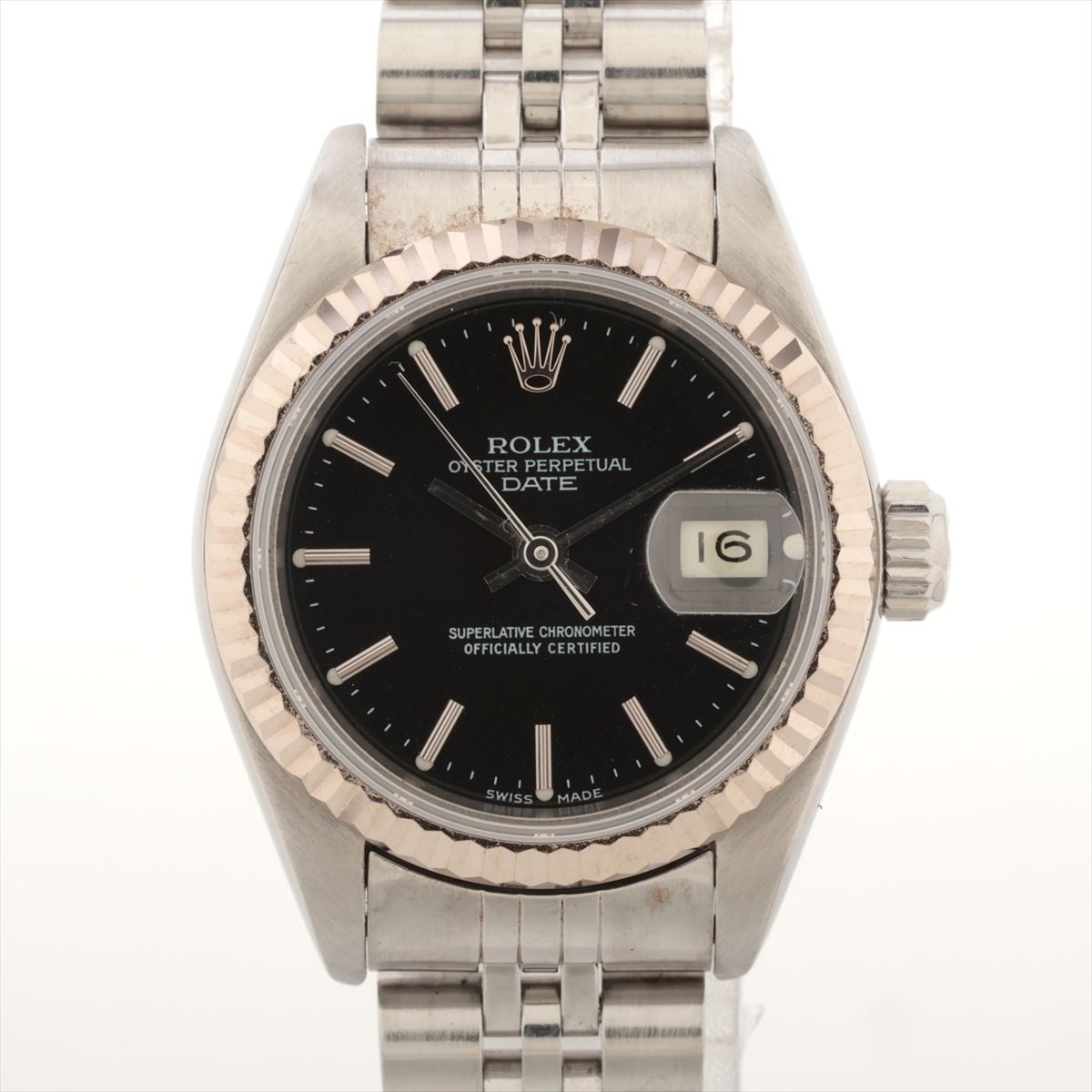 中古 ロレックス ROLEX 69174 R番(1988年頃製造) シルバー レディース 腕時計 ROLEX - 中古 ロレックス ROLEX 69174 R番(1988年頃製造) シルバー