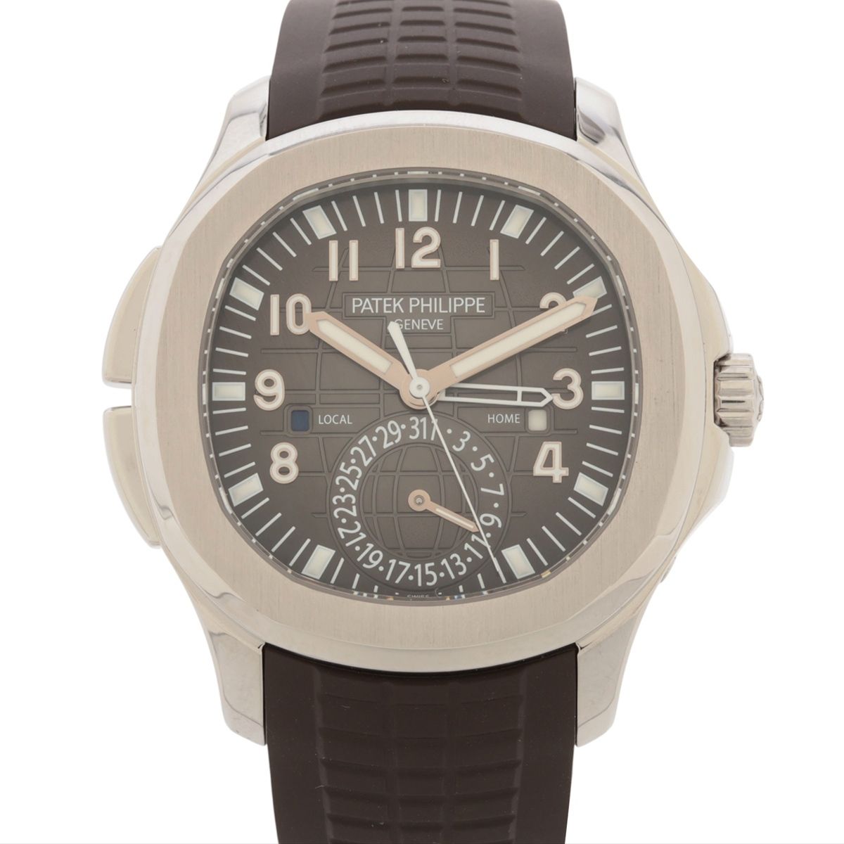 【中古】パテックフィリップ アクアノート 5164A-001 SS SS×ラバー AT ブラック文字盤