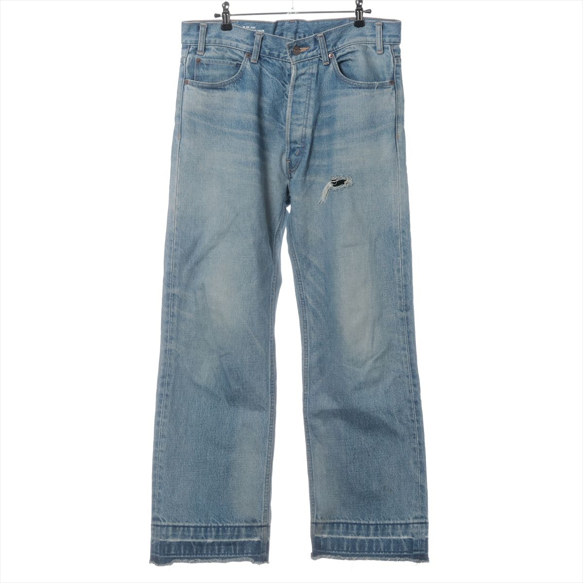 乐天商城 - 【中古】セリーヌ 22AW コットン デニムパンツ 30 メンズ ブルー N850 034S 08ZM ダメージ加工