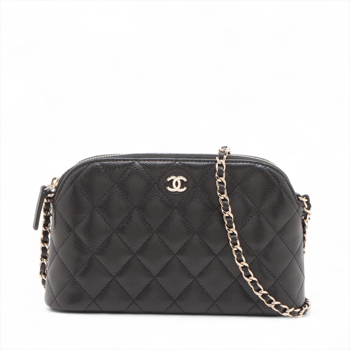 【新品・未使用】CHANEL ブラックレザーウエストバッグ　キャビアスキン♡希少 楽天市場】シャネル マトラッセ キャビアスキン（カラーブラック