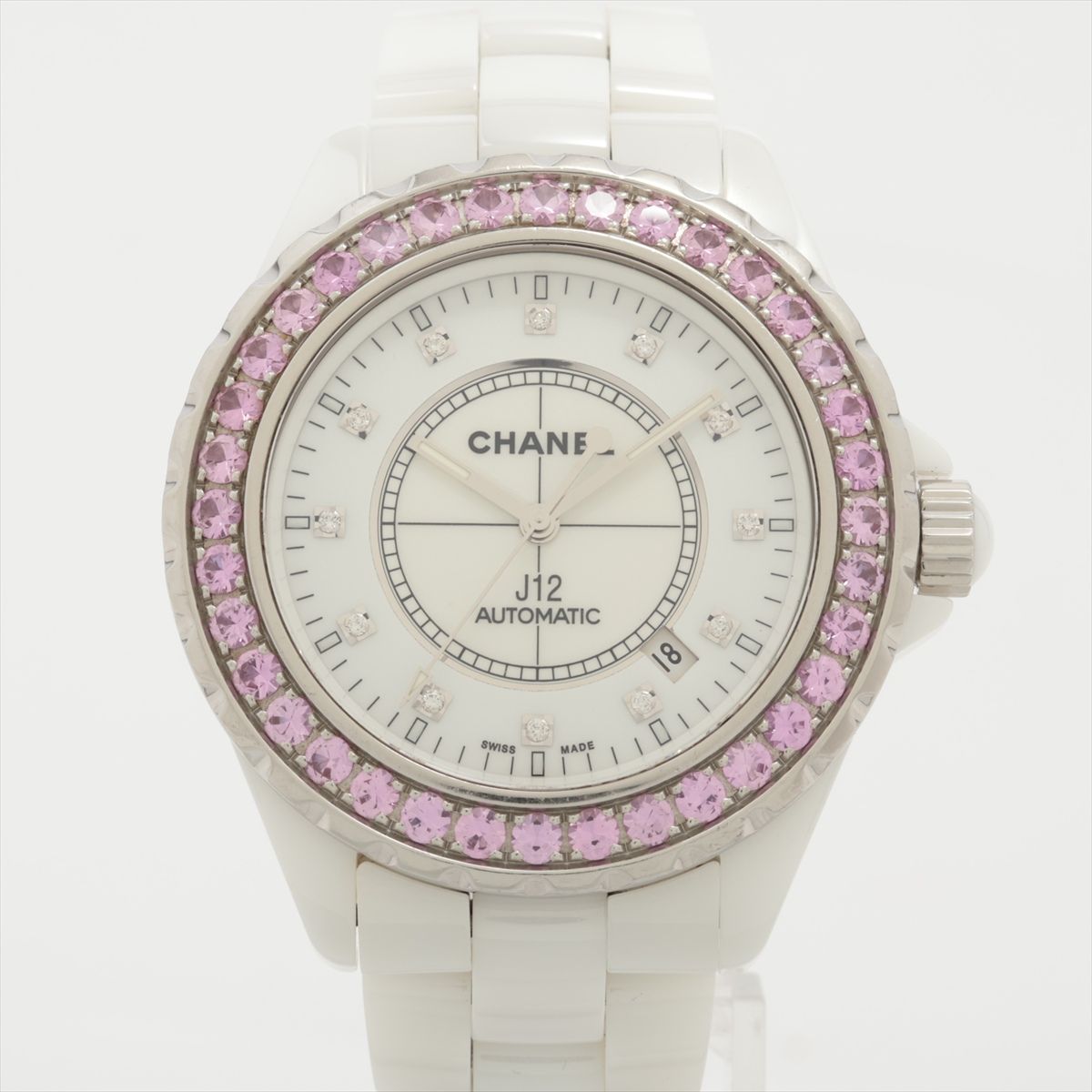 CHANEL - 【中古】シャネル J12 H2011 CE×SS CE×SS AT ホワイト文字盤