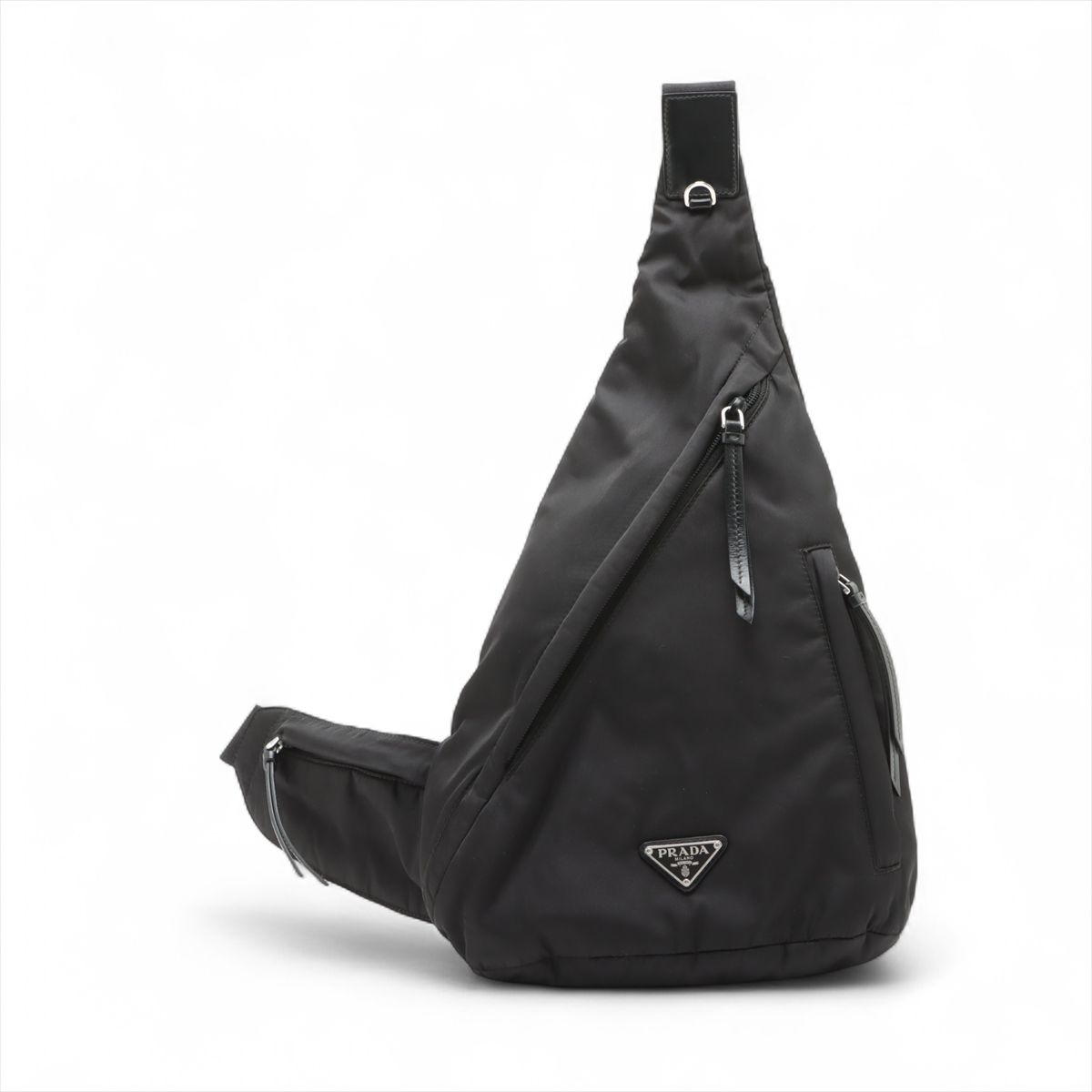 PRADA - 【中古】プラダ テスート ナイロン ボディバッグ ブラック 2VZ092 無記名ギャラ
