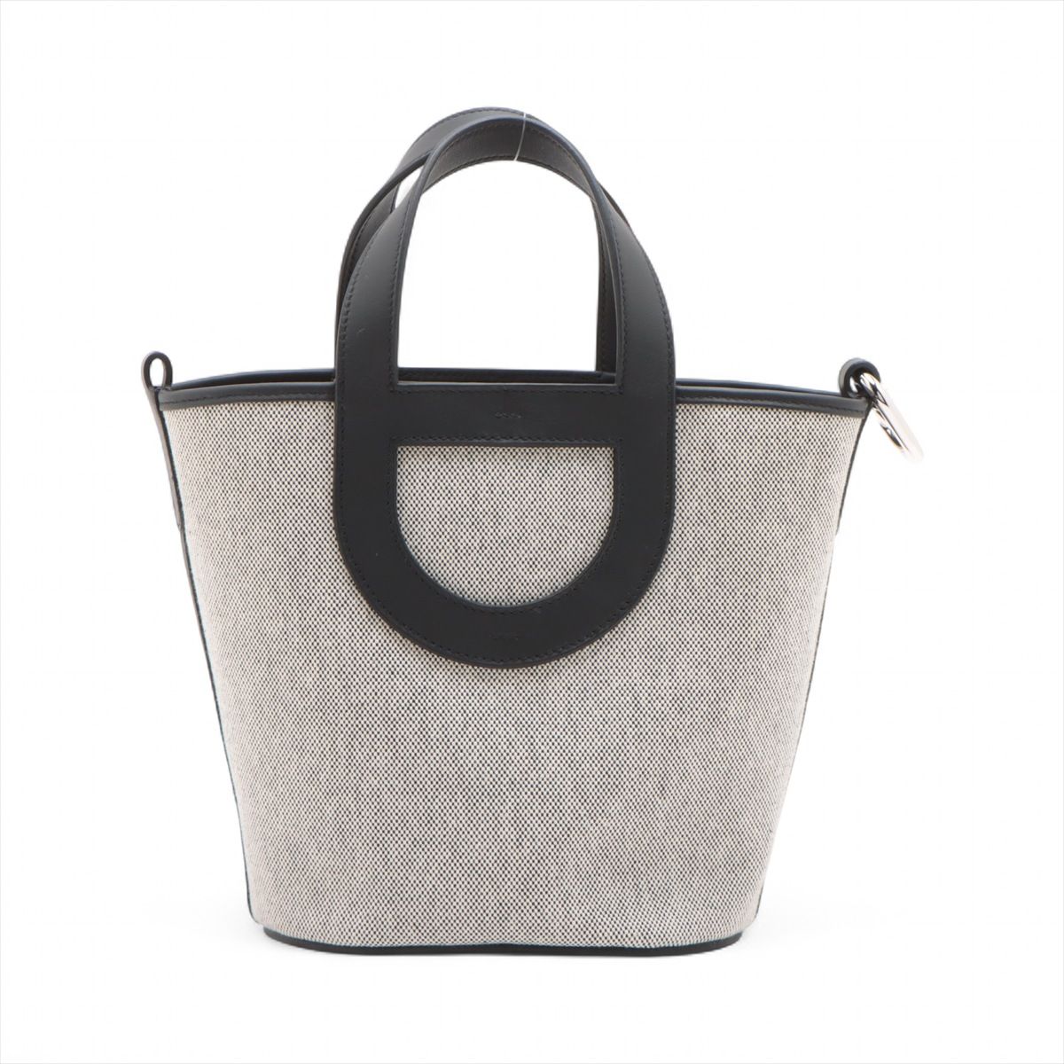 樂天商城 - 【中古】エルメス インザループ18 トワルアッシュ×ヴォースイフト ベージュ×ブラック シルバー金具 W:2024年