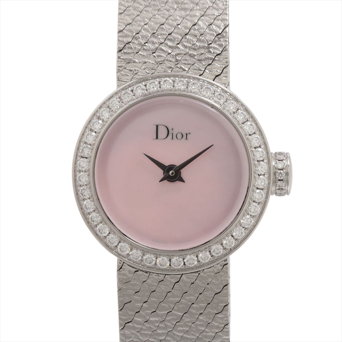 『WH-4163』電池交換済☆Dior☆ディオール☆ラウンド型レディース時計 CHRISTIAN DIOR クリスチャンディオール D68-150 ラウンドフェイス