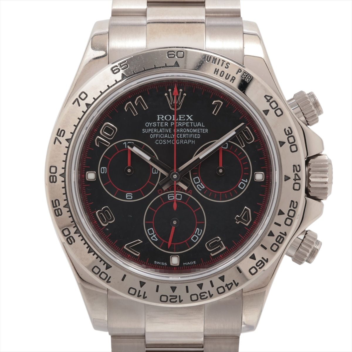 FRANCK MULLER - 【中古】ロレックス コスモグラフデイトナ 116509 WG WG AT ブラック文字盤