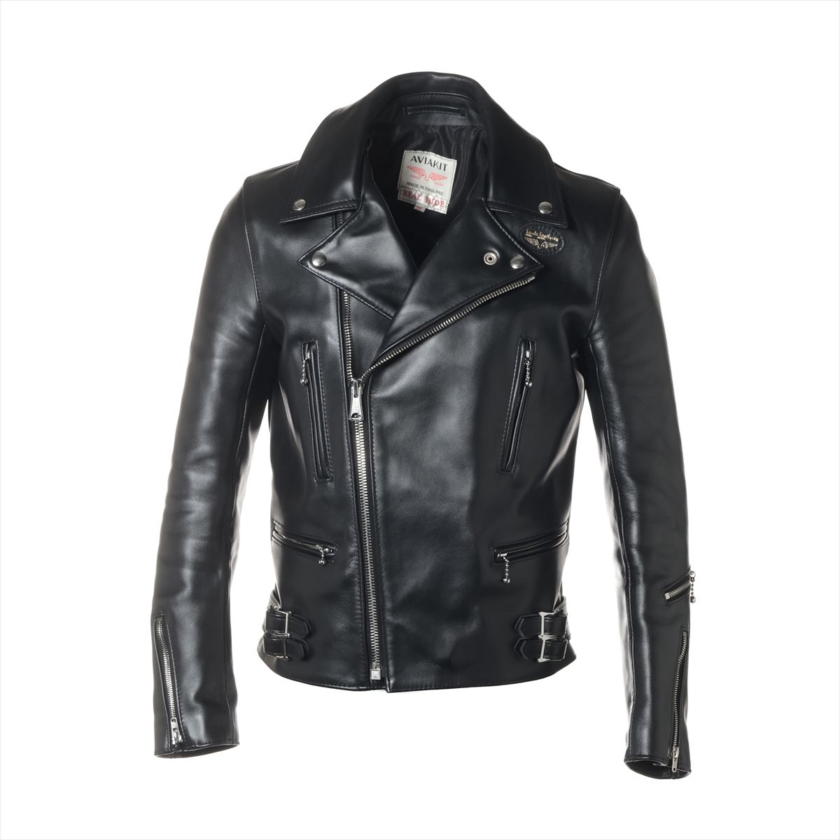Lewis Leathers ライトニング AVIAKIT 40 ブラック AVIAKIT Fisherman Jumper