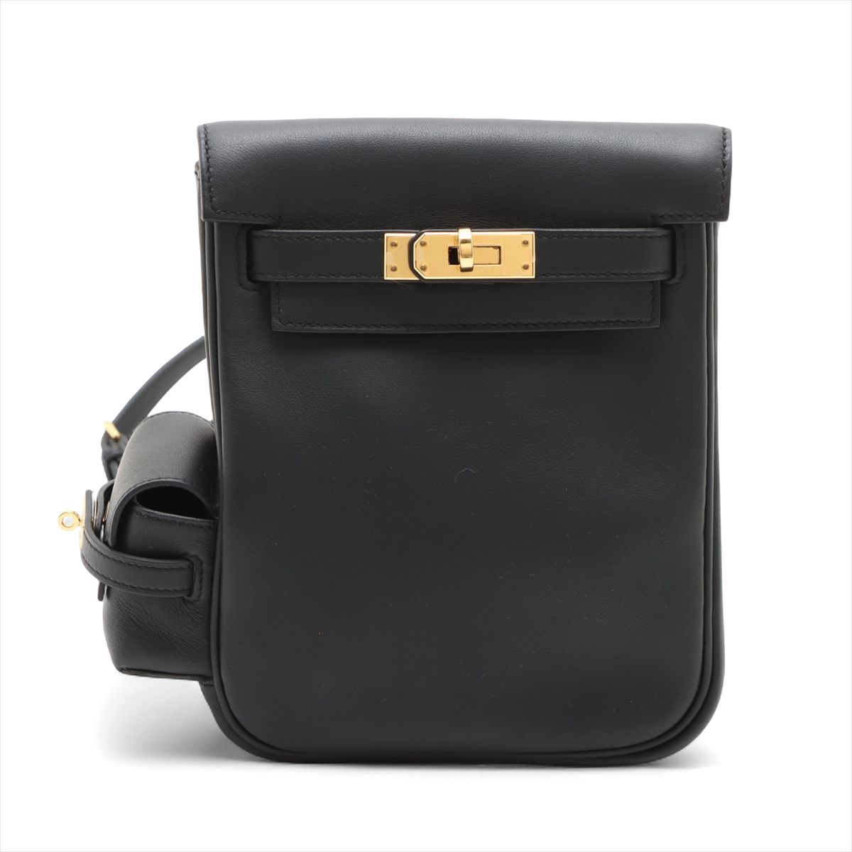 HERMES - 【中古】エルメス ケリージャンプ ヴォースイフト ブラック ゴールド金具 W:2024年