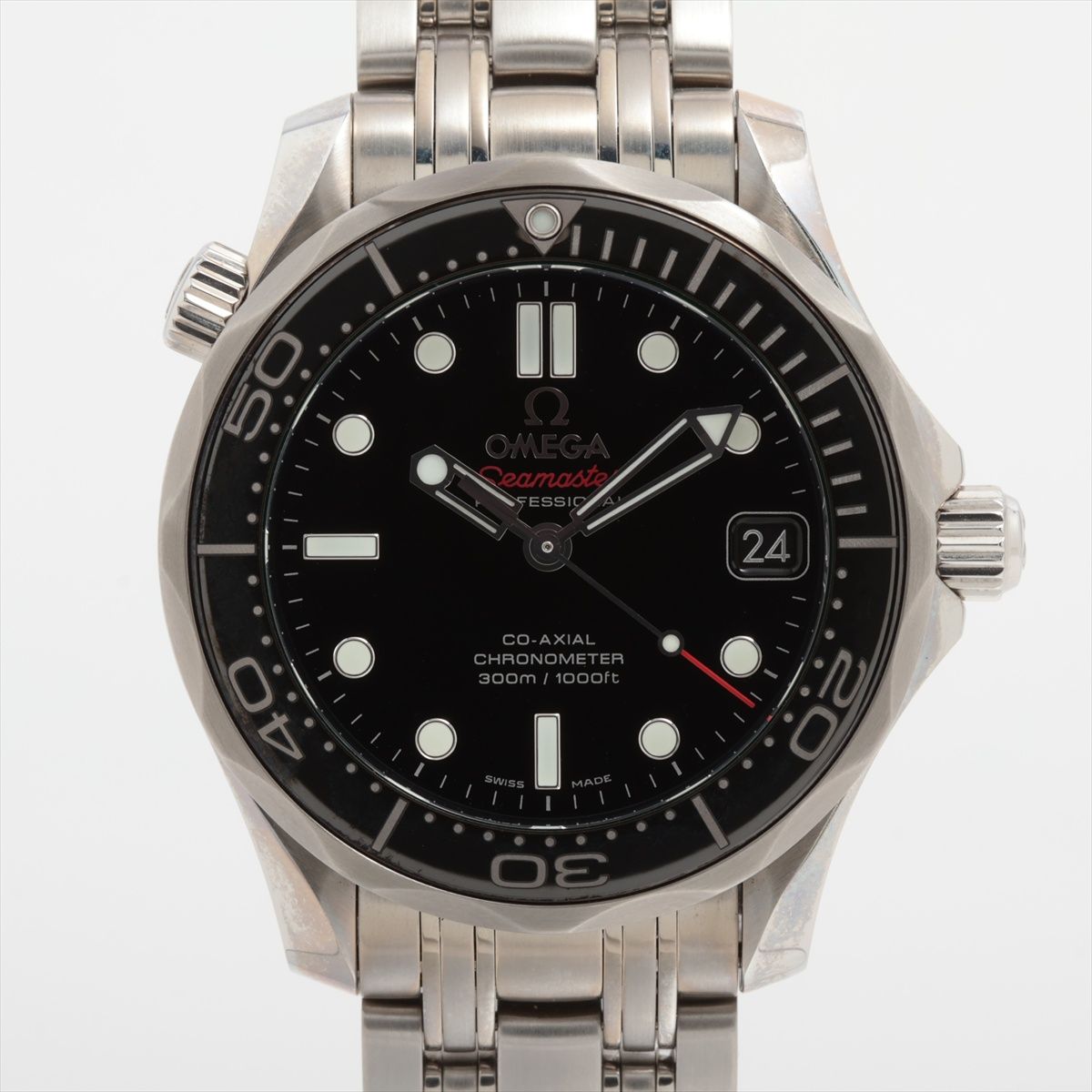 【中古】オメガ シーマスター 212.30.36.20.01.002 SS SS AT ブラック文字盤