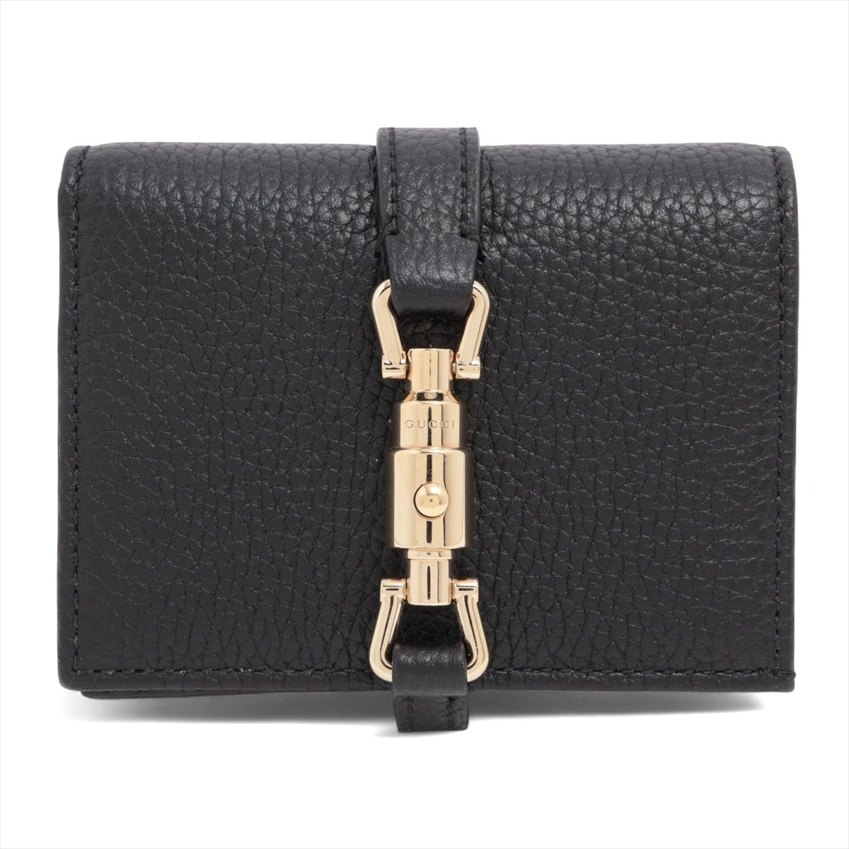 グッチ ジャッキー 長財布 ウォレット キャンバス レザー ロゴ 黒 ブラック GUCCI グッチ 05479 1502 ジャッキーGGキャンバス×レザー 二つ折り 長