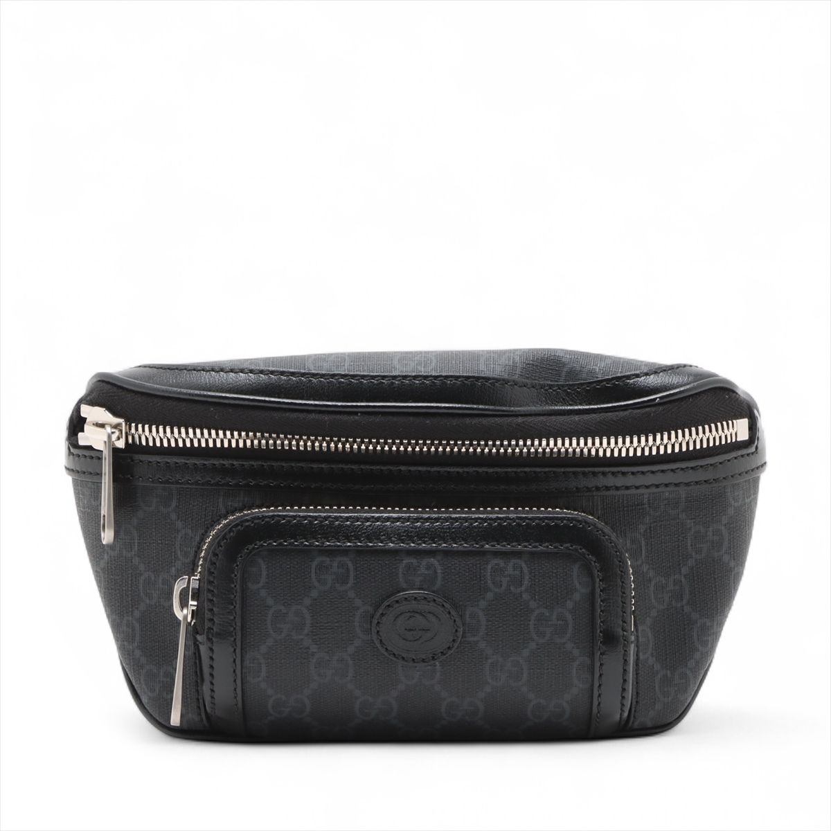 【正規品】GUCCI ボディバッグ GGスプリーム ウエストポーチ ブラック GUCCI（グッチ） ボディバッグ 792094 FADJM メンズ GGスプリーム