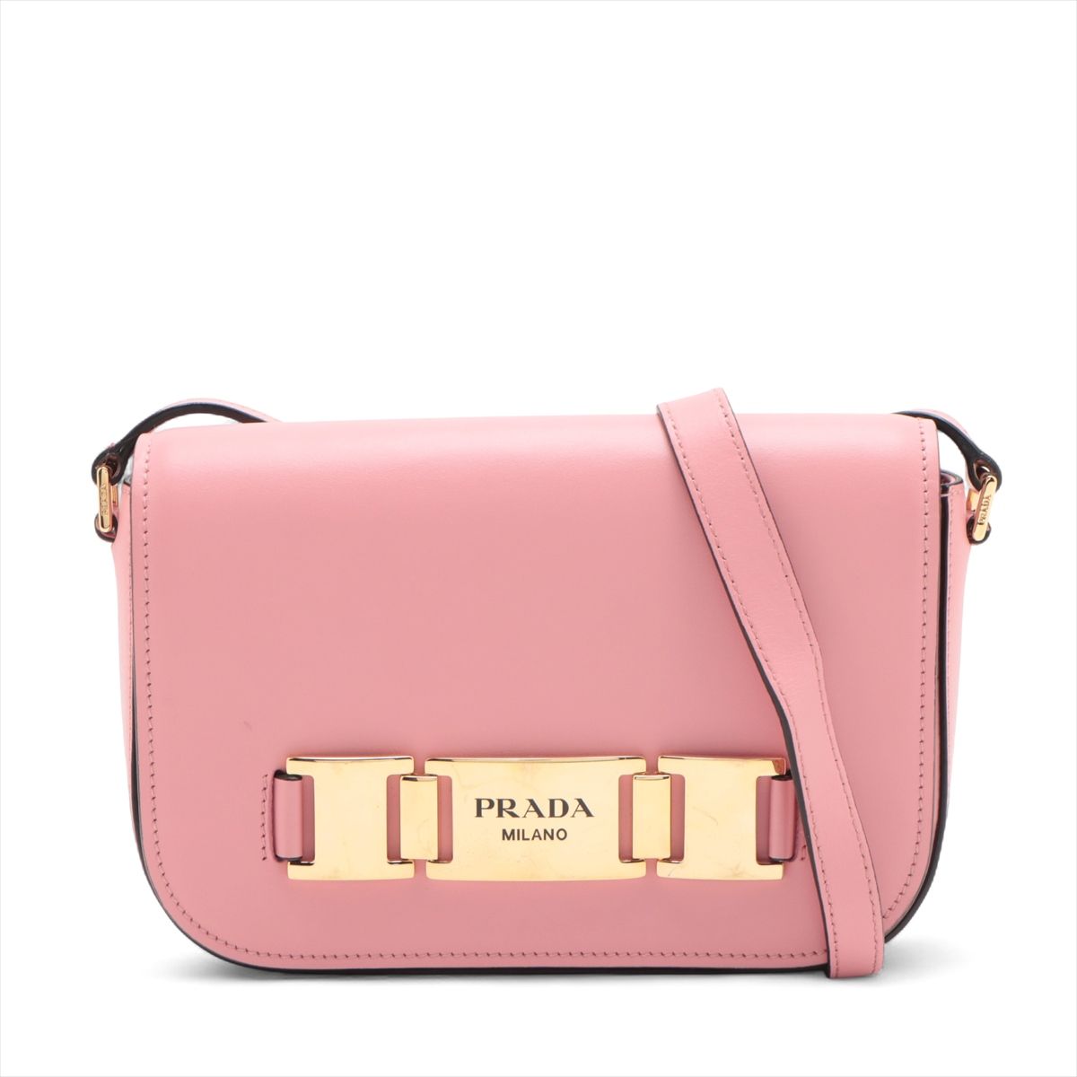 樂天商城 - 【中古】プラダ レザー ショルダーバッグ ピンク