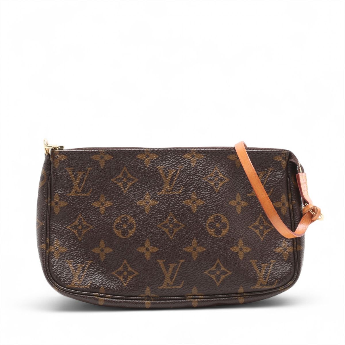 LOUIS VUITTON - 【中古】ヴィトン モノグラム ポシェットアクセソワール M51980 ブラウン