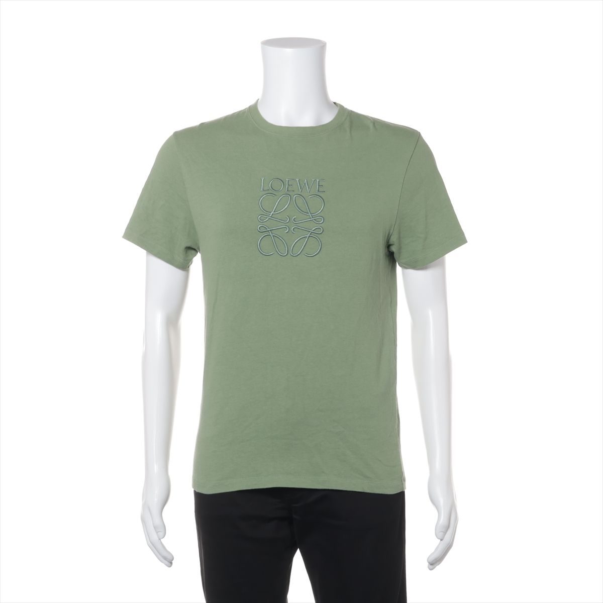 樂天商城 - 【中古】ロエベ アナグラム コットン Tシャツ XS メンズ カーキ H526Y22XB8