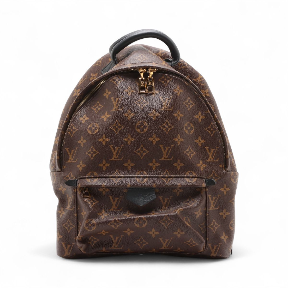 LOUIS VUITTON - 【中古】ヴィトン モノグラム パームスプリングスバッグパックMM M44874 ブラウン