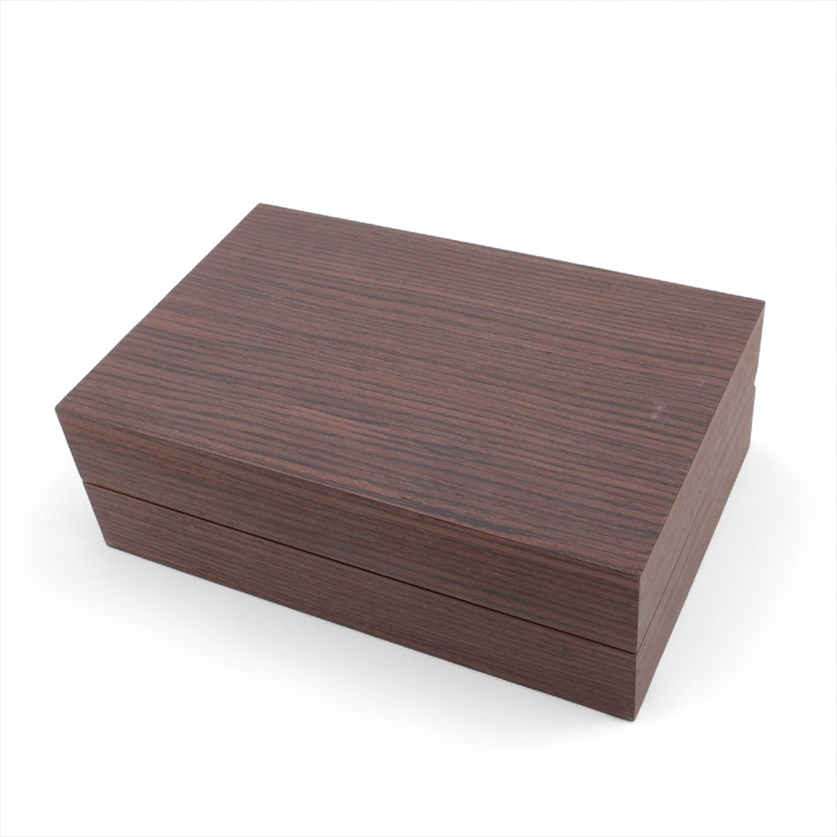 【中古】エルメス - ウッド ウォッチケース ダークブラウン 2本用