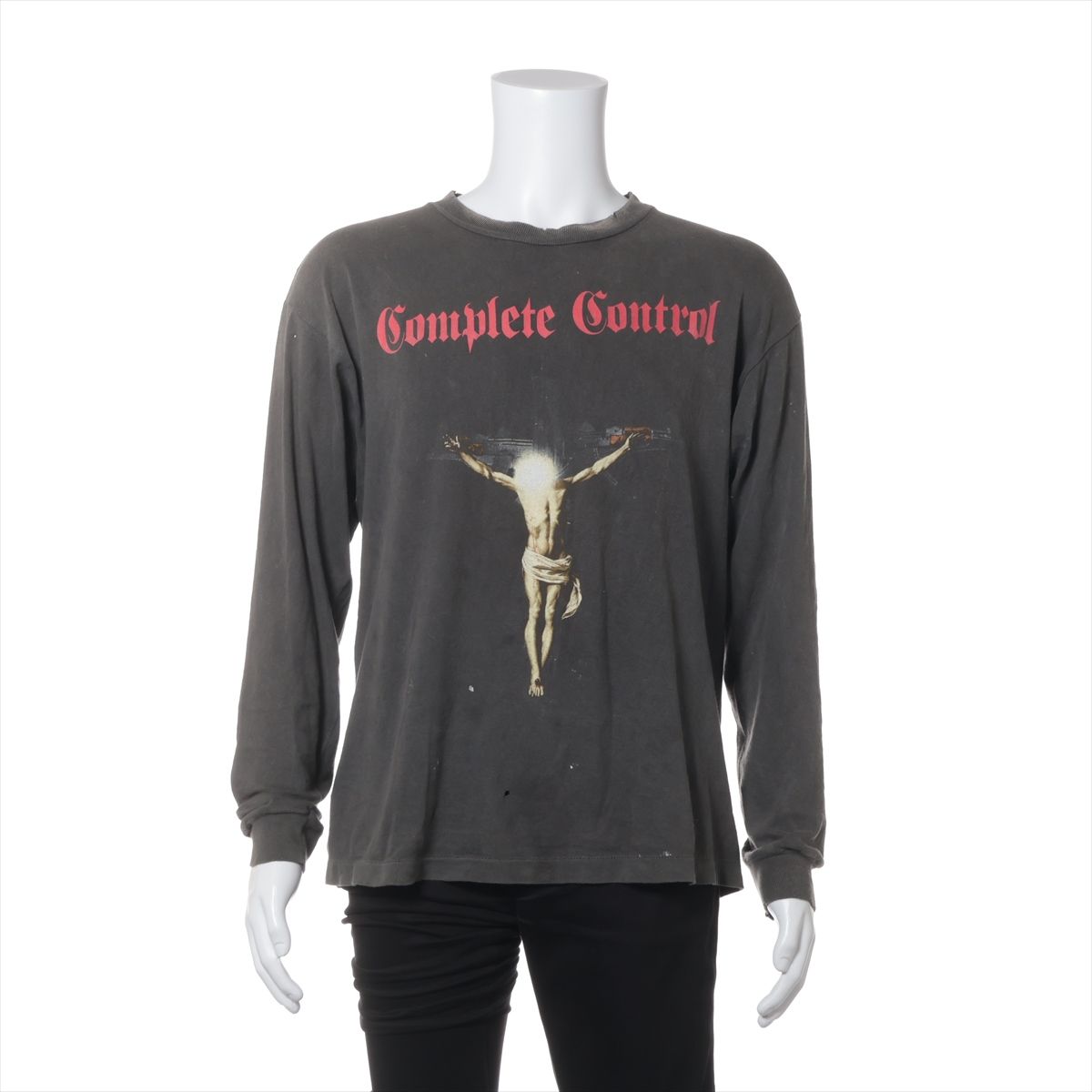 樂天商城 - 【中古】セントマイケル 25SS コットン ロングTシャツ S メンズ ブラック SM-HR8-0000-C26 COMPLETE CONTRL