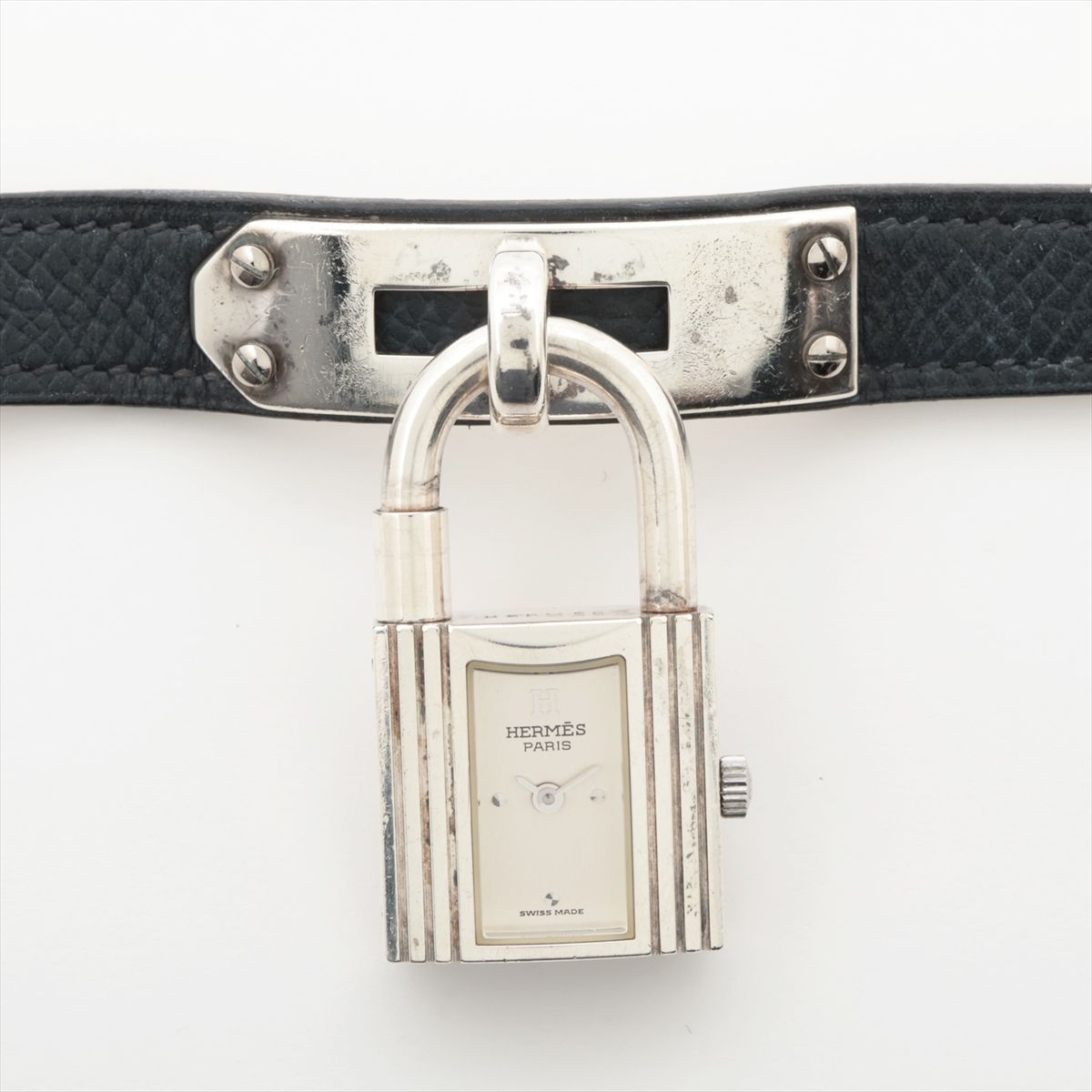 Other - 【中古】エルメス ケリーウォッチ 925 革×925 QZ シルバー文字盤