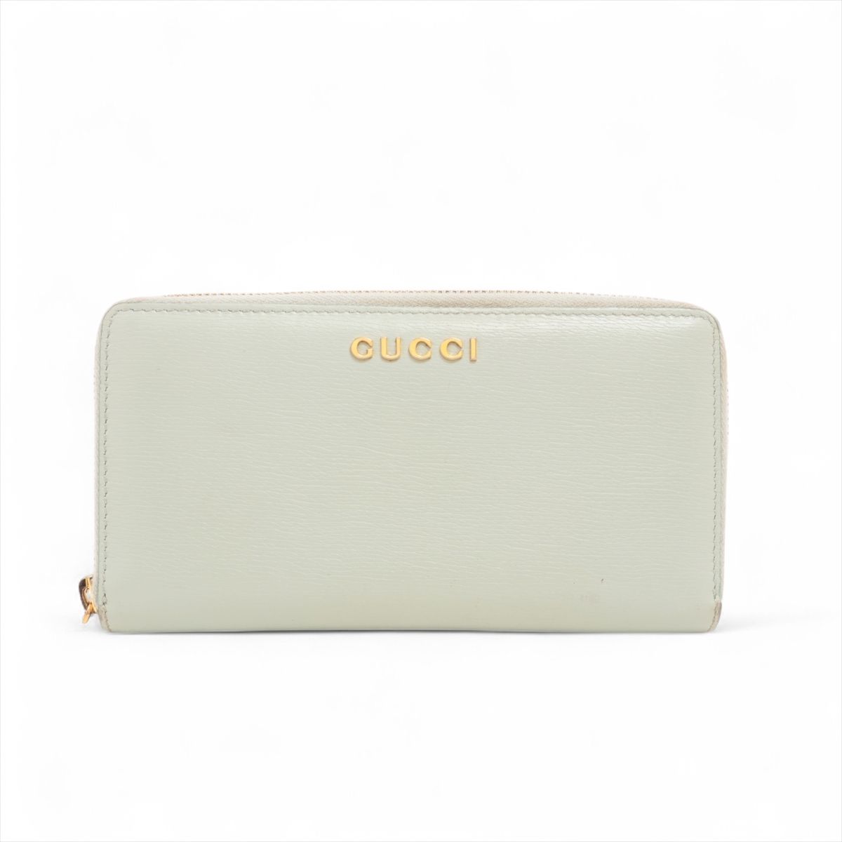 樂天商城 - 【中古】グッチ 772642 レザー ラウンドジップウォレット ペールグリーン