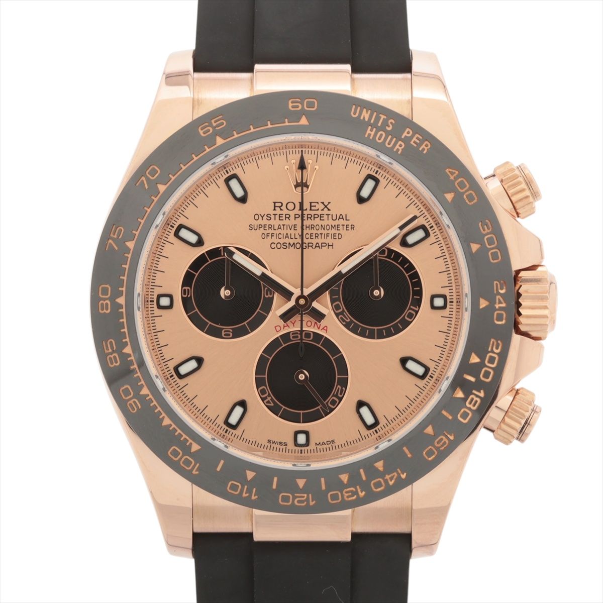 【中古】ロレックス コスモグラフデイトナ 116515LN PG PG×ラバー AT ピンク文字盤