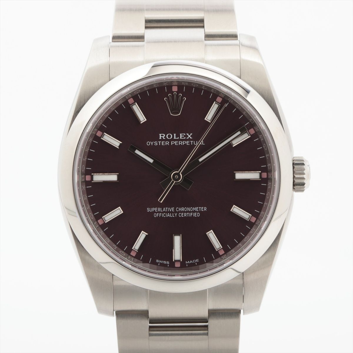 【中古】ロレックス 114200 SS SS AT レ�
