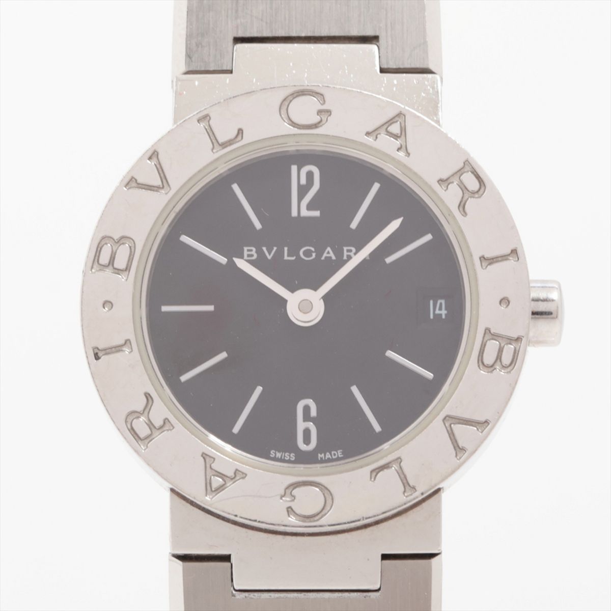 OMEGA - 【中古】ブルガリ ブルガリブルガリ BB23SS SS SS QZ ブラック文字盤