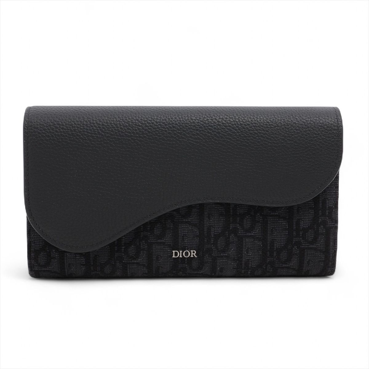 サドル チェーンウォレット オブリーク グレー DIOR | Saddle Lotus ウォレット ディオール オブリーク ジャカード