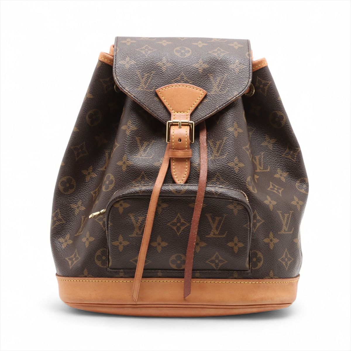 LOUIS VUITTON - 【中古】ヴィトン モノグラム モンスリMM M51136 ブラウン