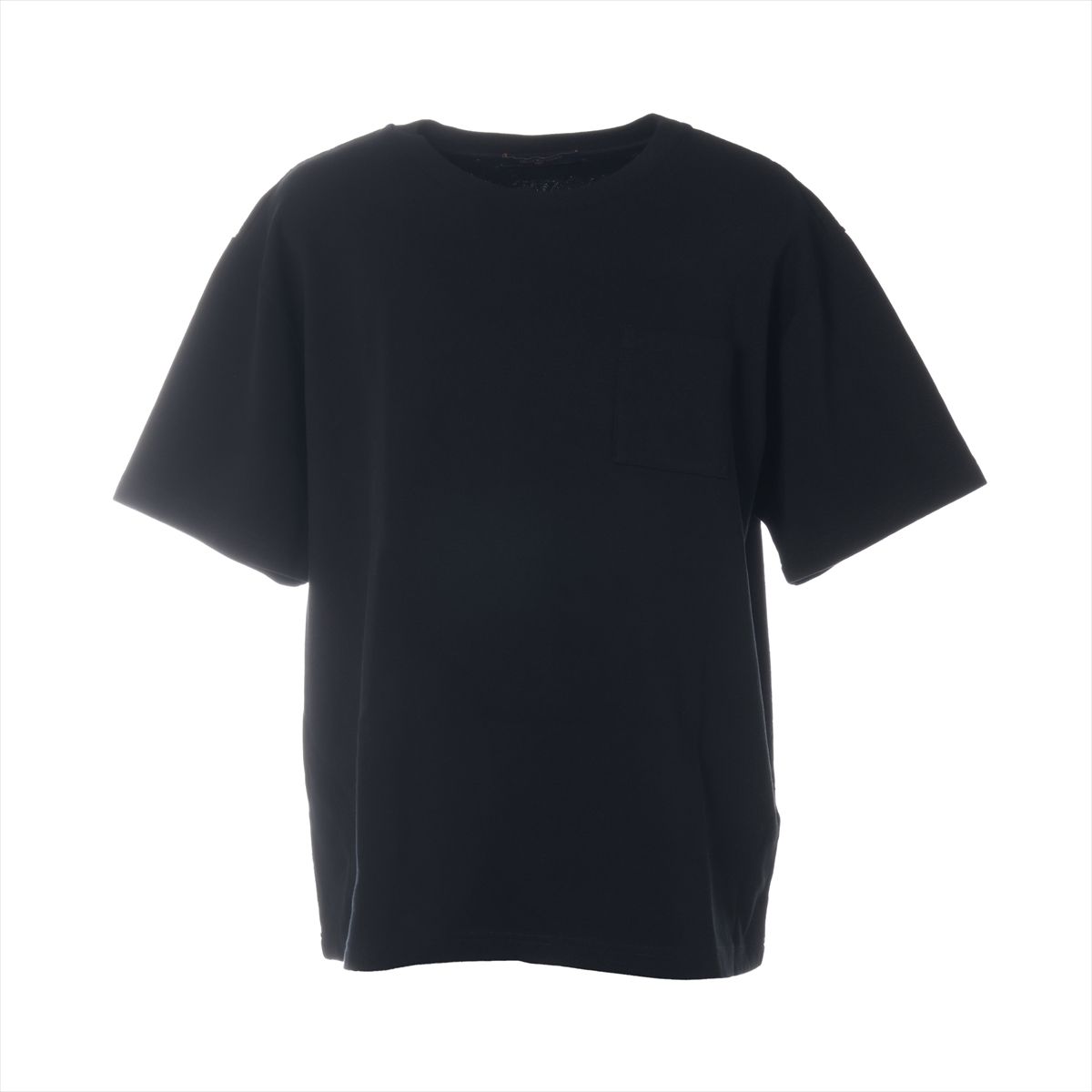 【中古】ヴィトン 24SS コットン Tシャツ XXL メンズ ブラック RM241MQ モノグラム