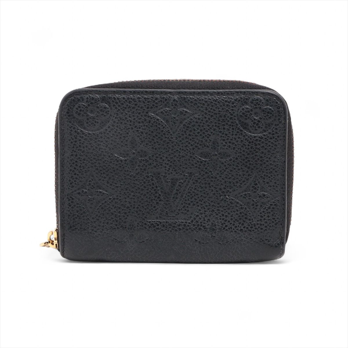 LOUIS VUITTON - 【中古】ヴィトン アンプラント ジッピーコインパース M60574 ノワール コインパース RFID反応あり