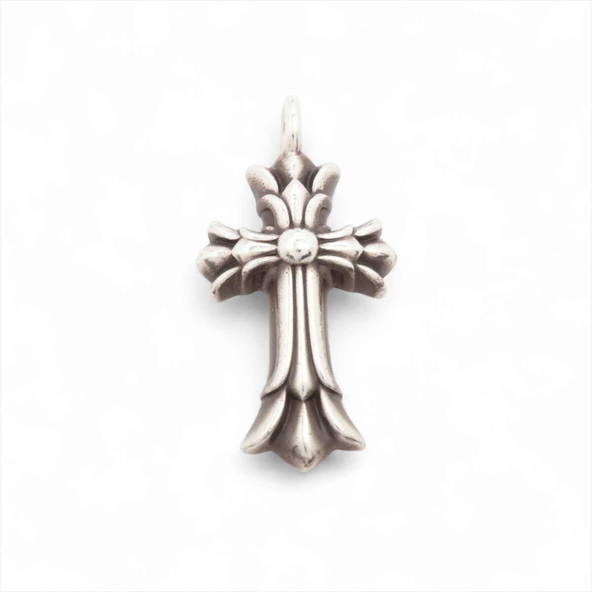 【中古】クロムハーツ ダブルCHクロス ペンダントトップ 925 5.0g