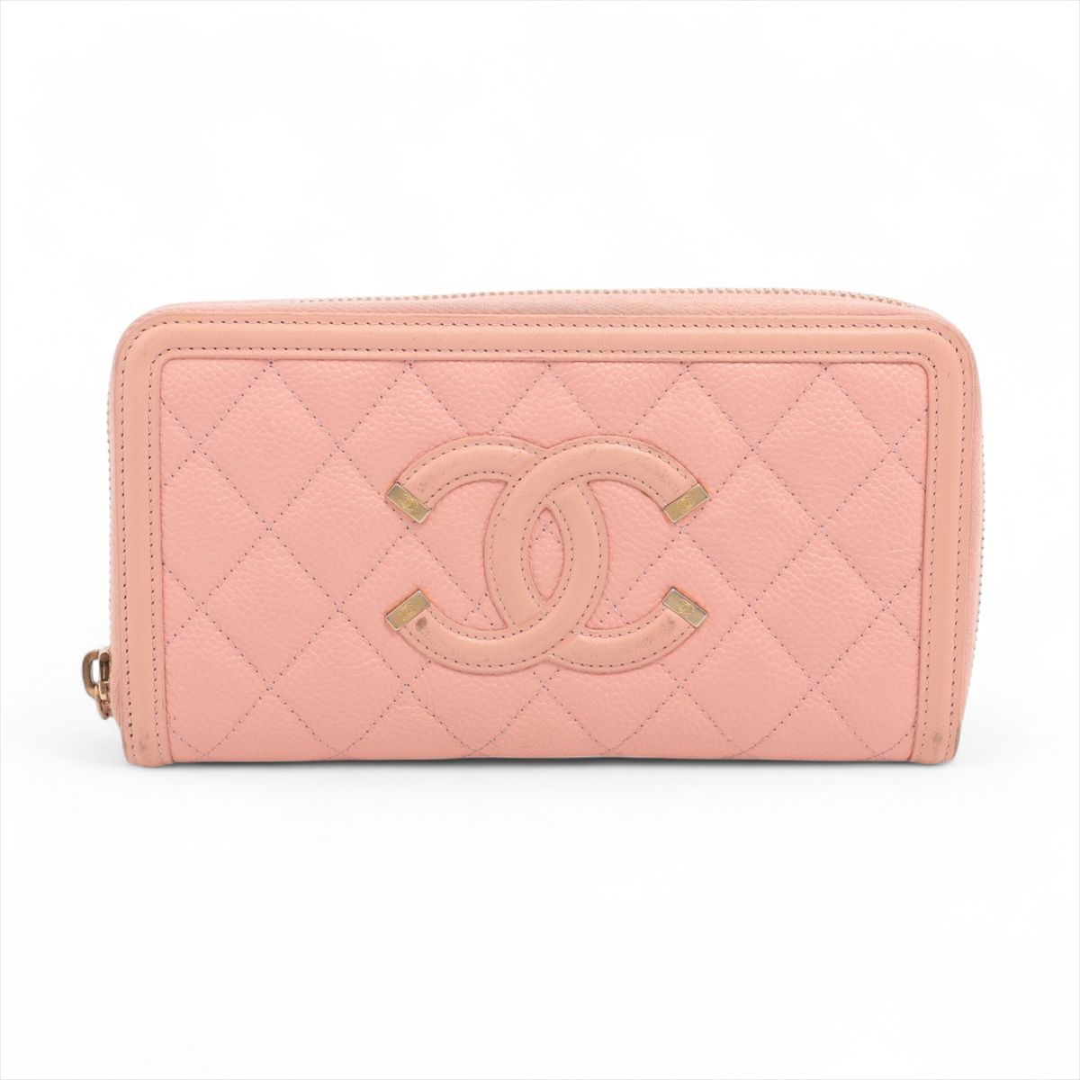 【Jum-arisa 様】CHANEL マトラッセ シンプリーCC ピンク長財布 Jum-arisa 様】CHANEL マトラッセ シンプリーCC ピンク長財布