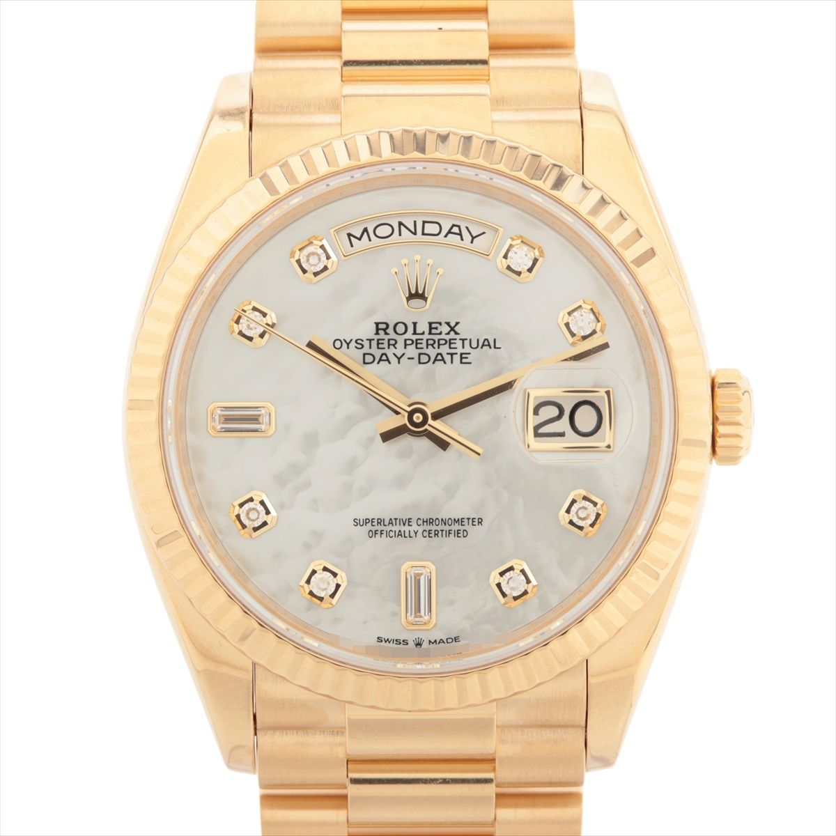 楽天市場】ロレックス デイデイト 36 オイスター、36 mm、イエロー