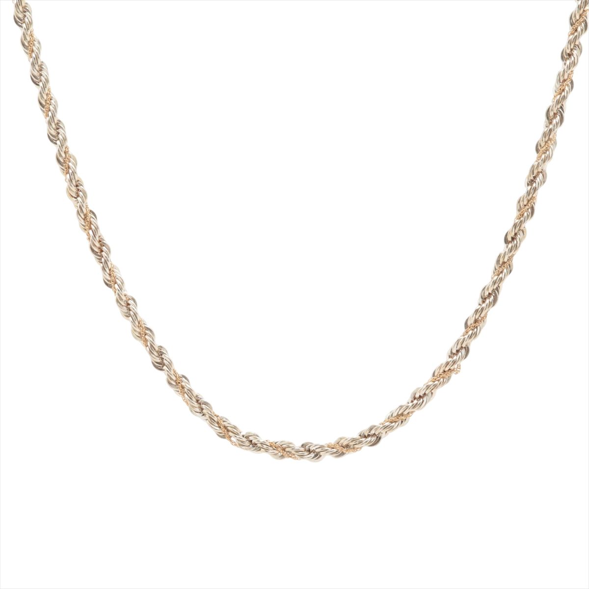ティファニー TIFFANY ツイストトリプルリボン ネックレス コンビ 希少 