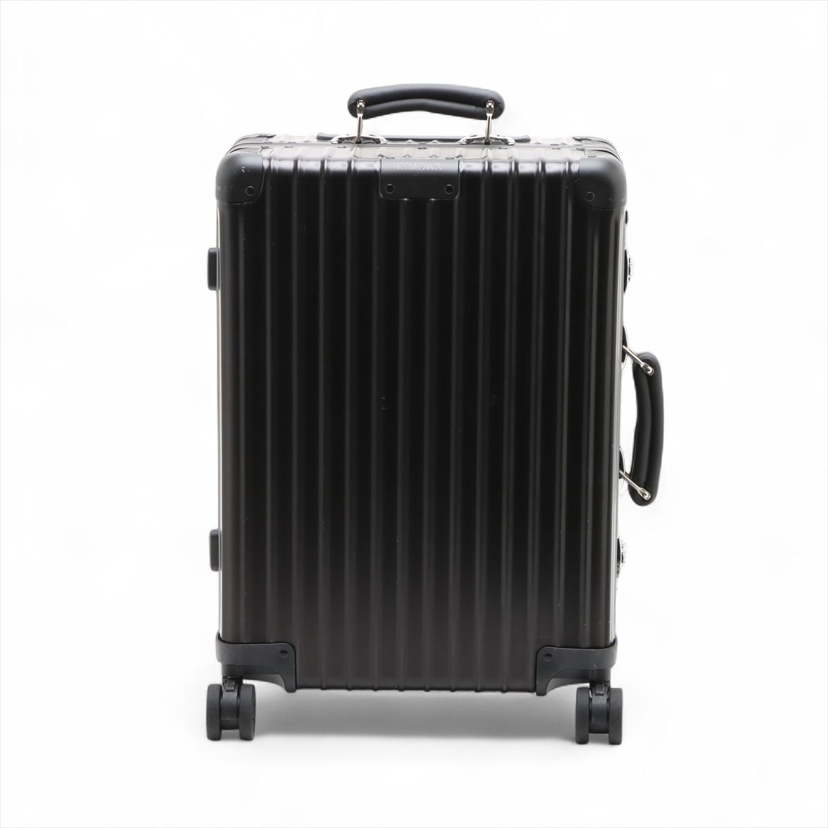 【中古】リモワ クラシックフライト アルミニウム キャリーケース ブラック 暗証番号：111 111