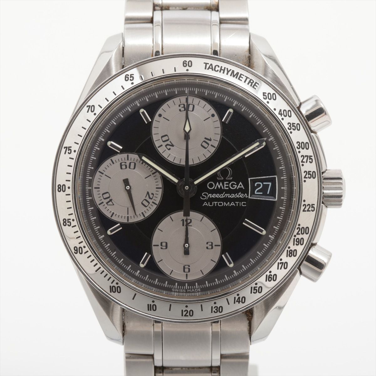【中古】オメガ スピードマスター 3513.51 SS SS AT ブラック文字盤