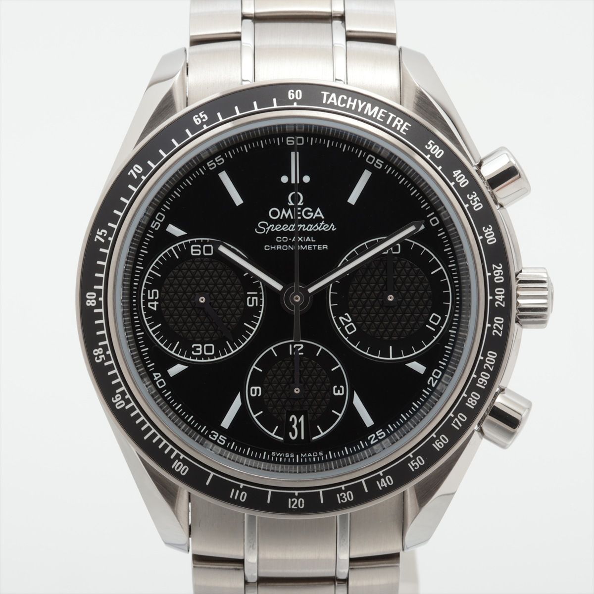 【中古】オメガ スピードマスター レーシング コーアクシャル クロノメーター 326.30.40.50.01.001 SS SS AT ブラック文字盤 あまりごま4