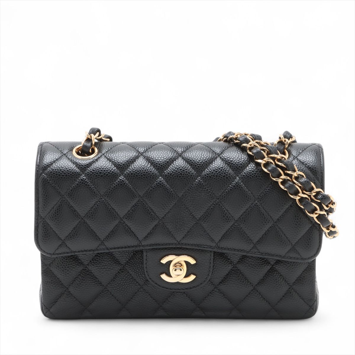 CHANEL マトラッセ キャビアスキン ブラック ダブルチェーンショルダー 楽天市場】シャネル キャビアスキン マトラッセ ダブルチェーンの通販