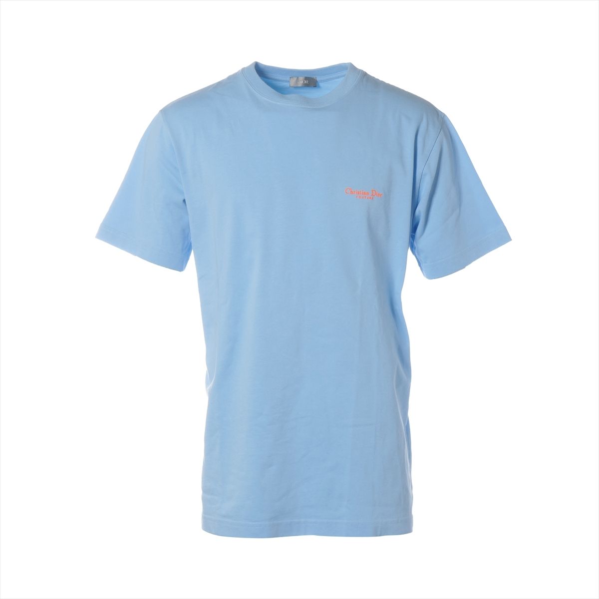 【中古】ディオール コットン Tシャツ S メンズ ブルー 483J696B0554