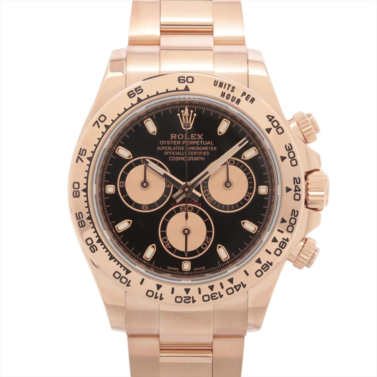 【中古】ロレックス コスモグラフデイトナ 116505 PG PG AT ブラック文字盤