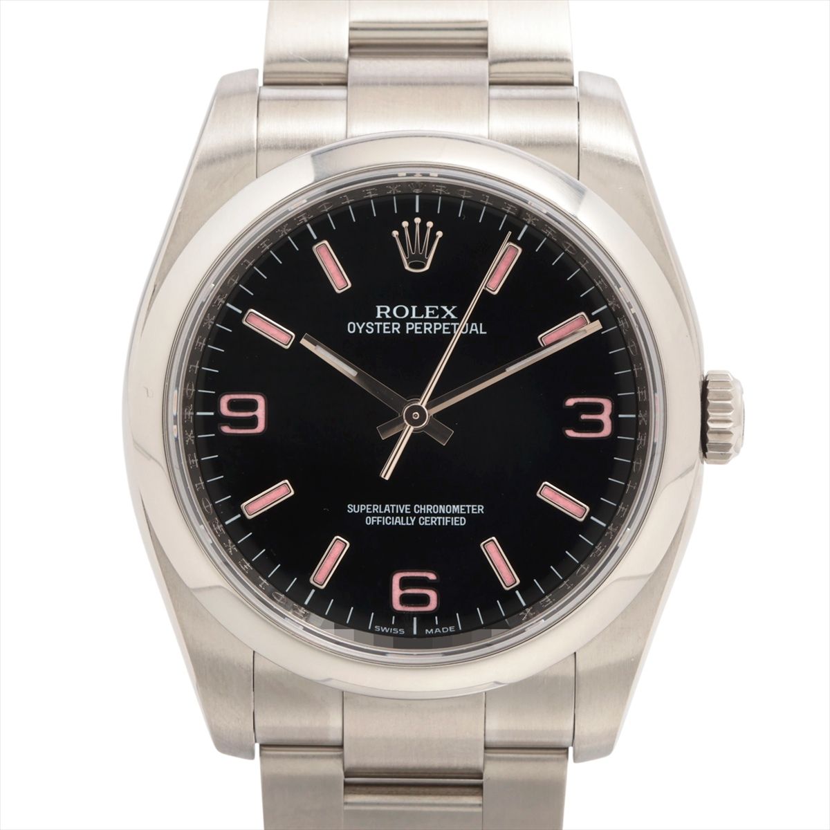 【中古】ロレックス オイスターパーペチュアル36 116000 SS SS AT ブラック文字盤