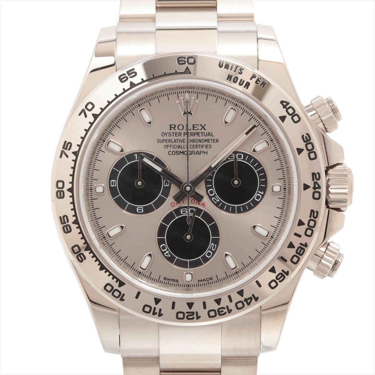 【中古】ロレックス コスモグラフデイトナ 116509 WG WG AT シルバー文字盤