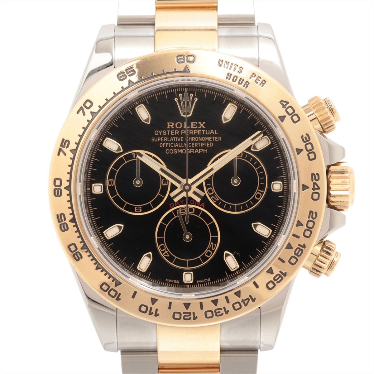 【中古】ロレックス コスモグラフデイトナ 116503 SS×YG SS×YG AT ブラック文字盤