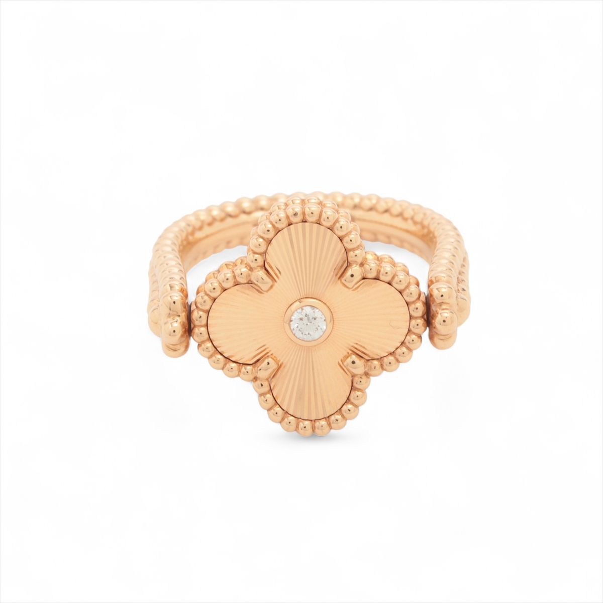 Van Cleef & Arpels ヴィンテージ アルハンブラ リバーシブル リング