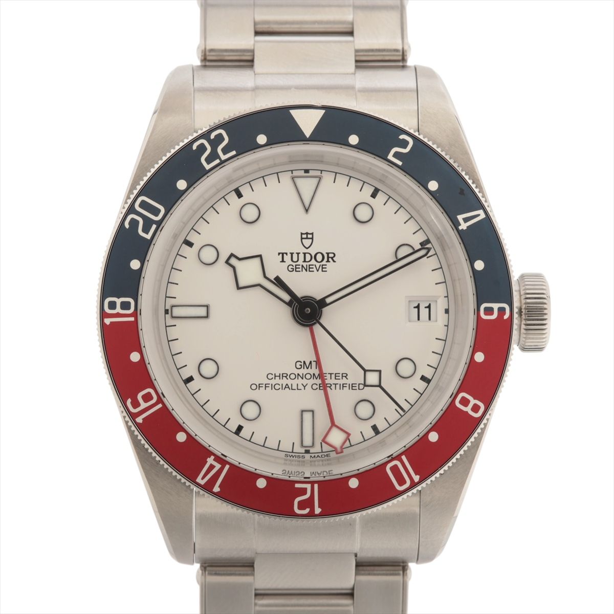 【中古】チュードル ブラックベイ GMT 79830RB SS SS AT シルバー文字盤 あまりごま1