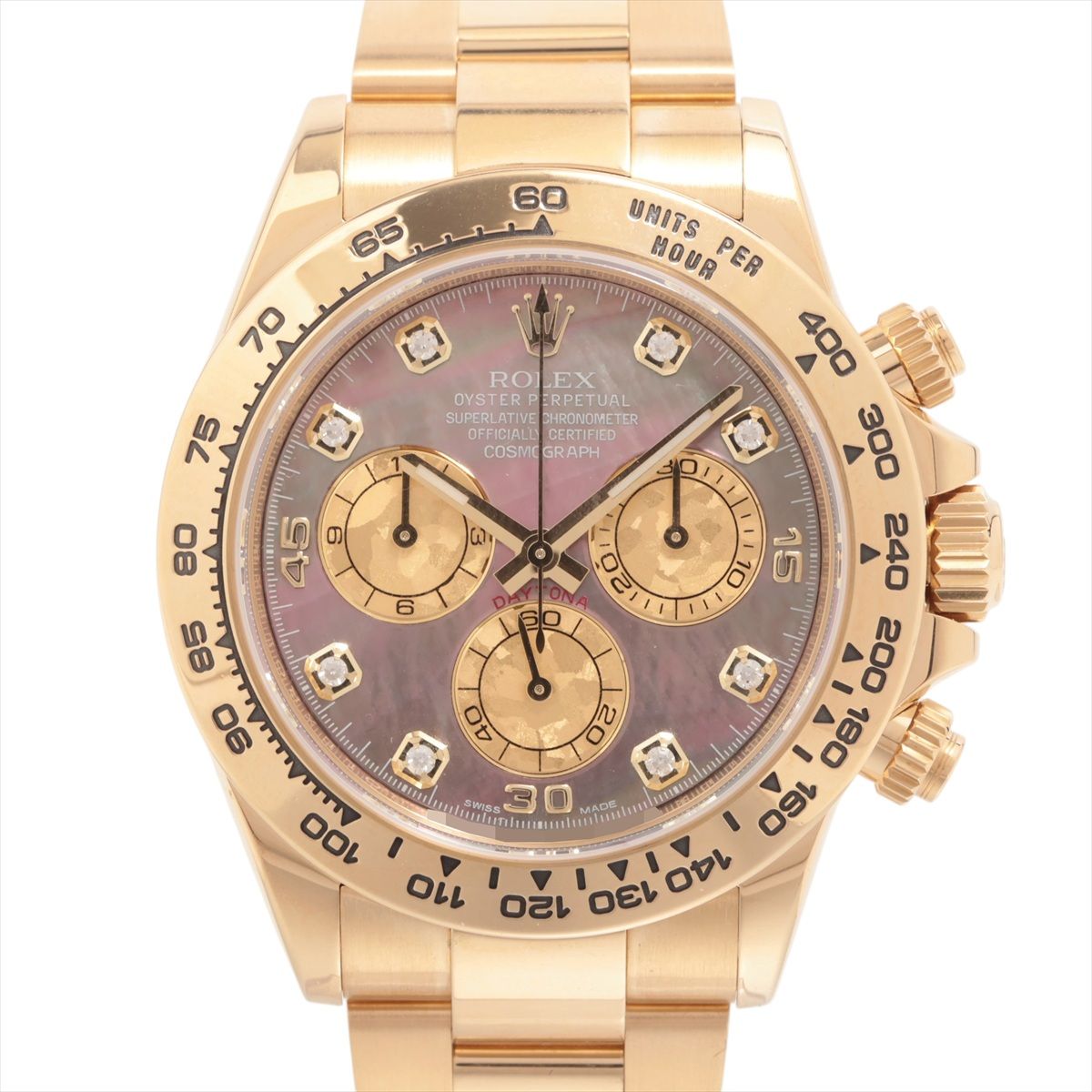 【中古】ロレックス コスモグラフデイトナ 116508NG YG YG AT ブラックシェル文字盤