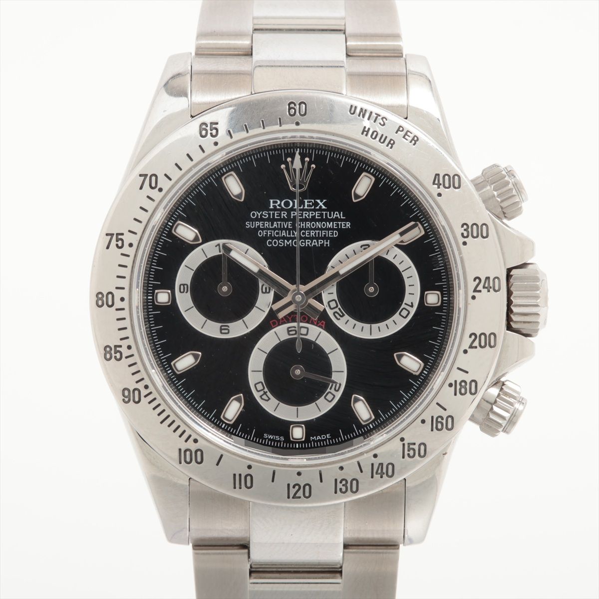 【中古】ロレックス コスモグラフデイトナ 116520 SS SS AT ブラック文字盤