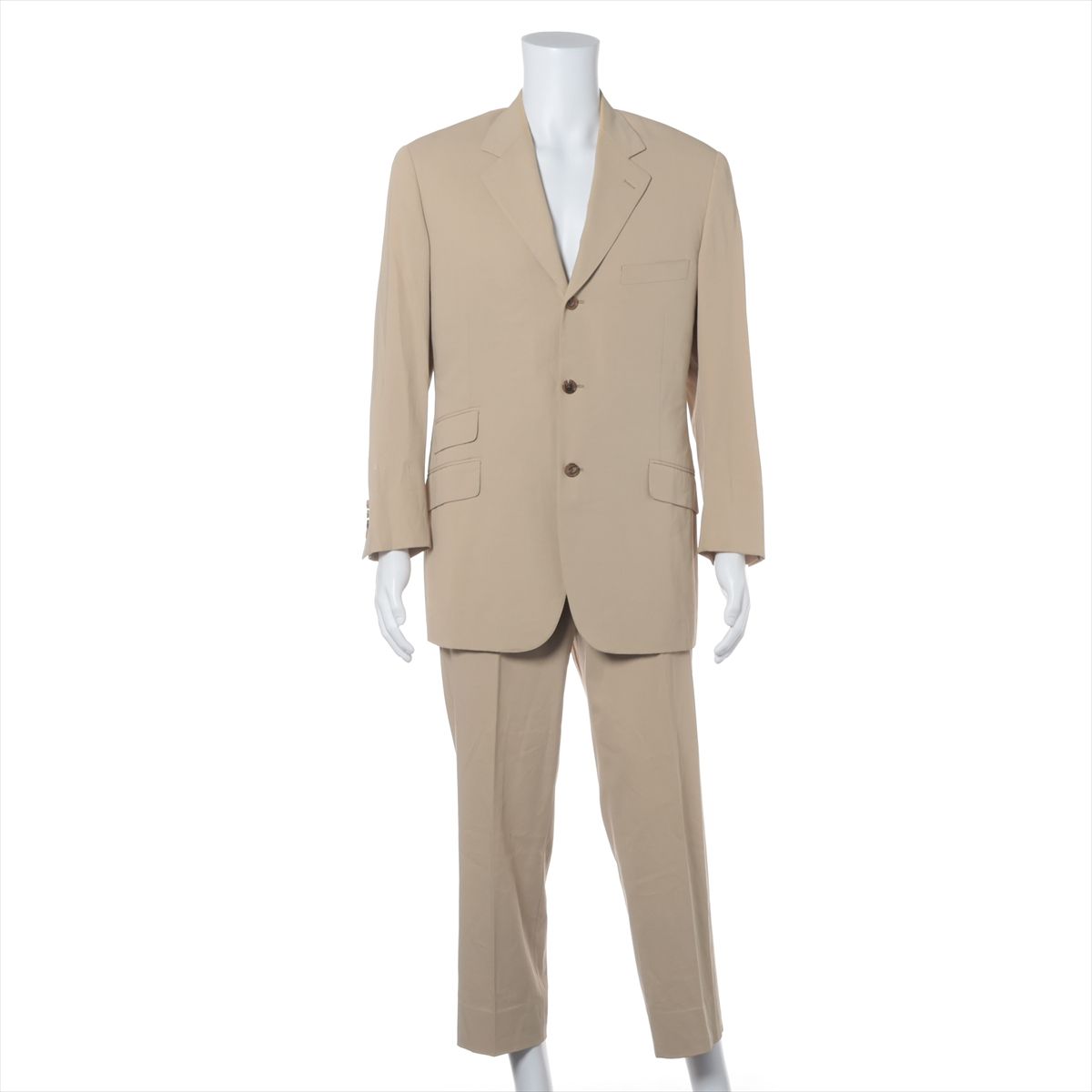 HERMES エルメス セットアップ スーツ グレージュ 50・48 L〜XL HERMES エルメス セットアップ スーツ グレージュ 50・48 L〜XL HERMES